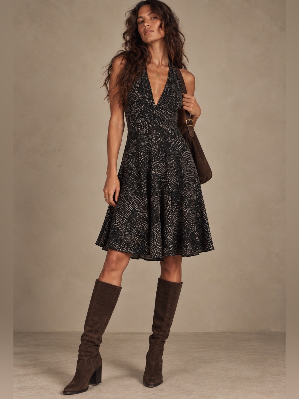 🖤 NWT Norma Kamali KamaliKulture Halter Midi Dress 🖤